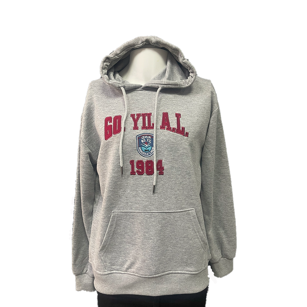 60. Yıl Anadolu Lisesi Kız Öğrenci Kapşonlu Sweatshirt