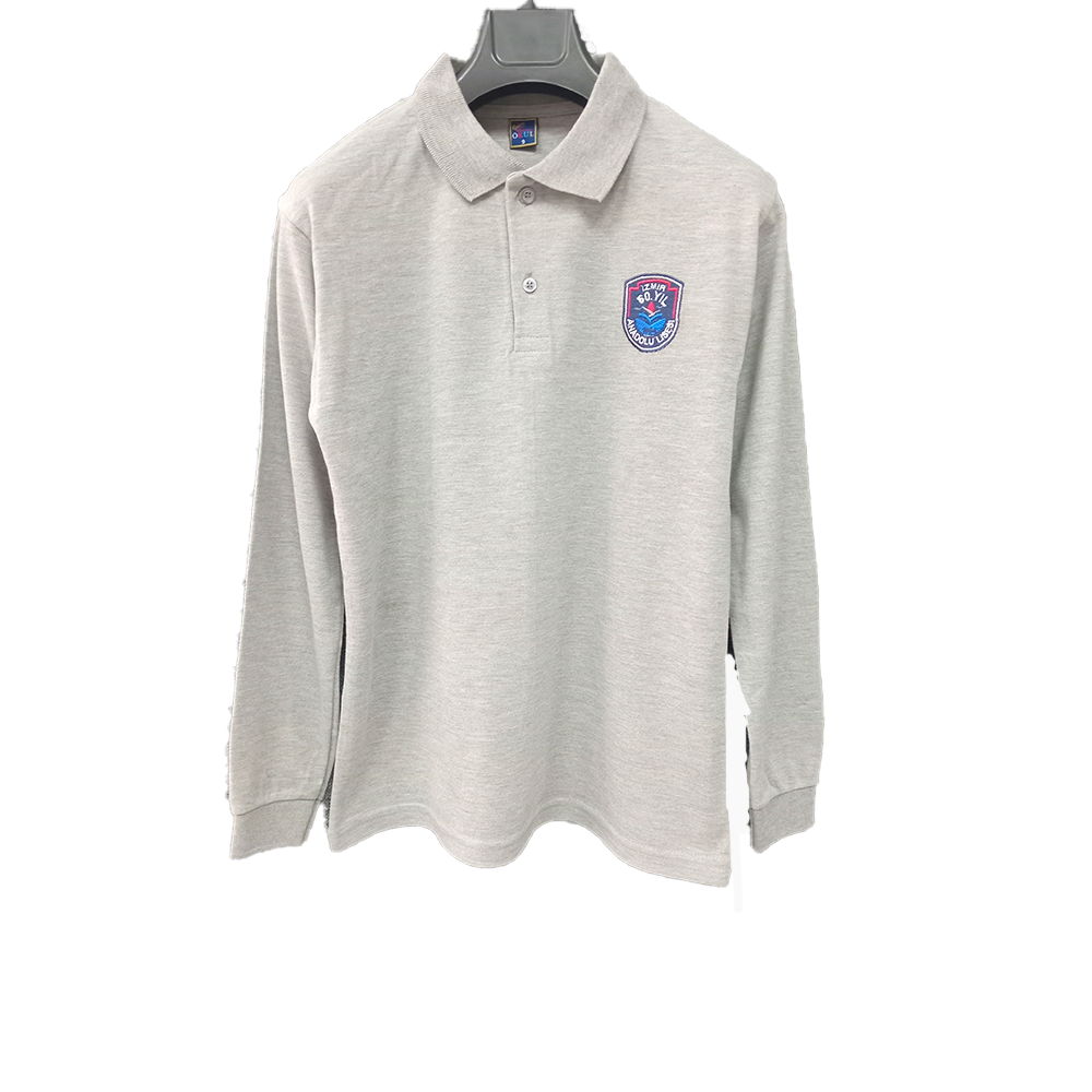 Güzelbahçe 60. Yıl Anadolu Lisesi Erkek Öğrenci Polo Yaka Uzun Kollu Tshirt