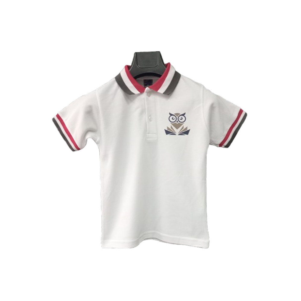 Güzelbahçe Hakkı Oğuz Tabaoğlu İlkokulu Kız Öğrenci Polo Yaka Kısa Kollu Tshirt