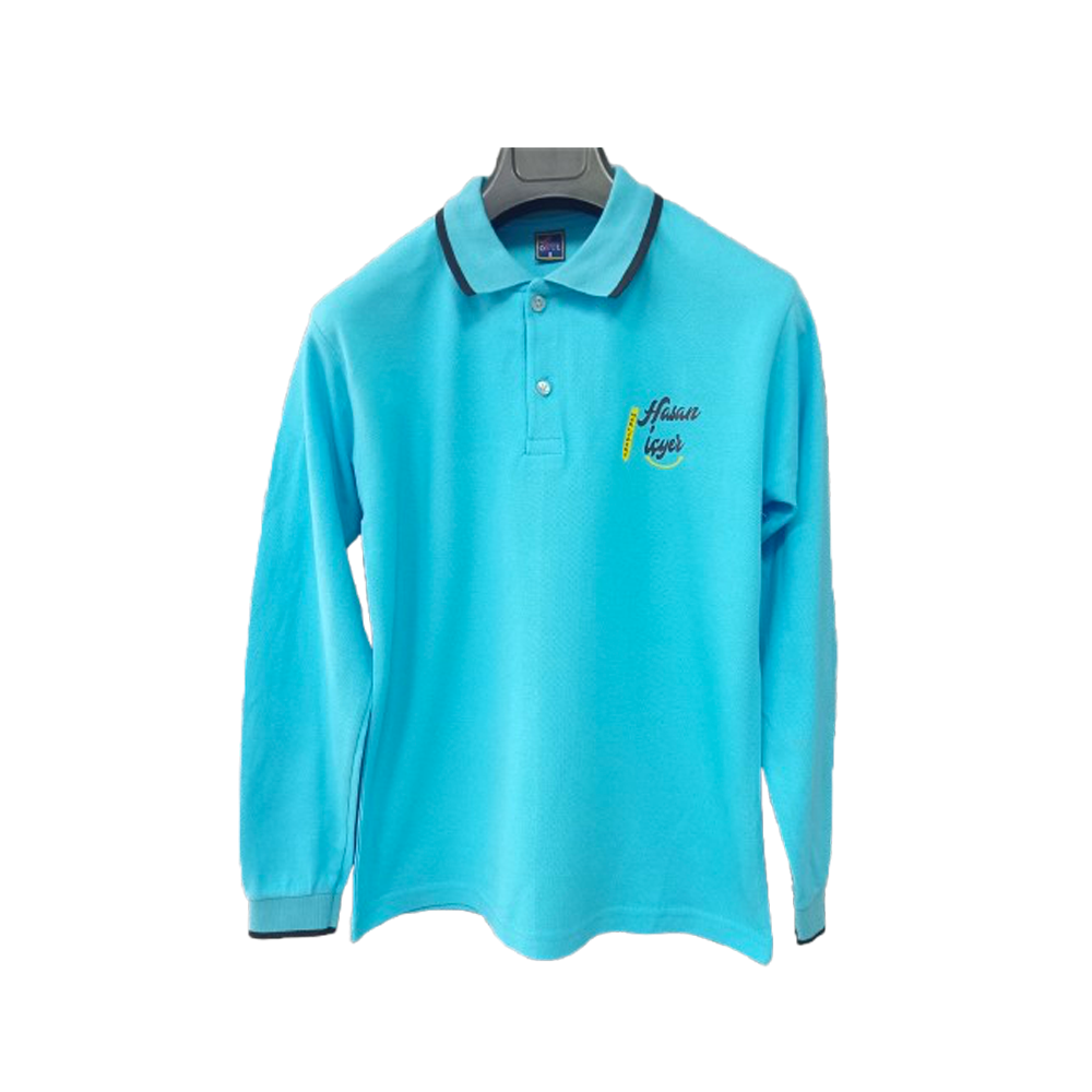 Hasan İçyer İlkokulu Kız Öğrenci Polo Yaka Uzun Kollu Tshirt