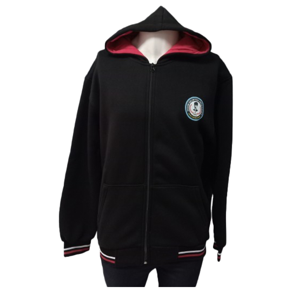 İhsan Çelikten Ortaokulu Kız Öğrenci Fermuarlı Kapşonlu Sweatshirt