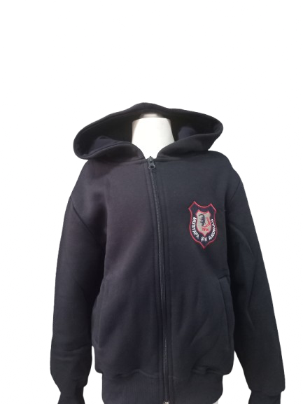 Mustafa Şık İlkokulu Erkek Öğrenci Fermuarlı Kapşonlu Sweatshirt