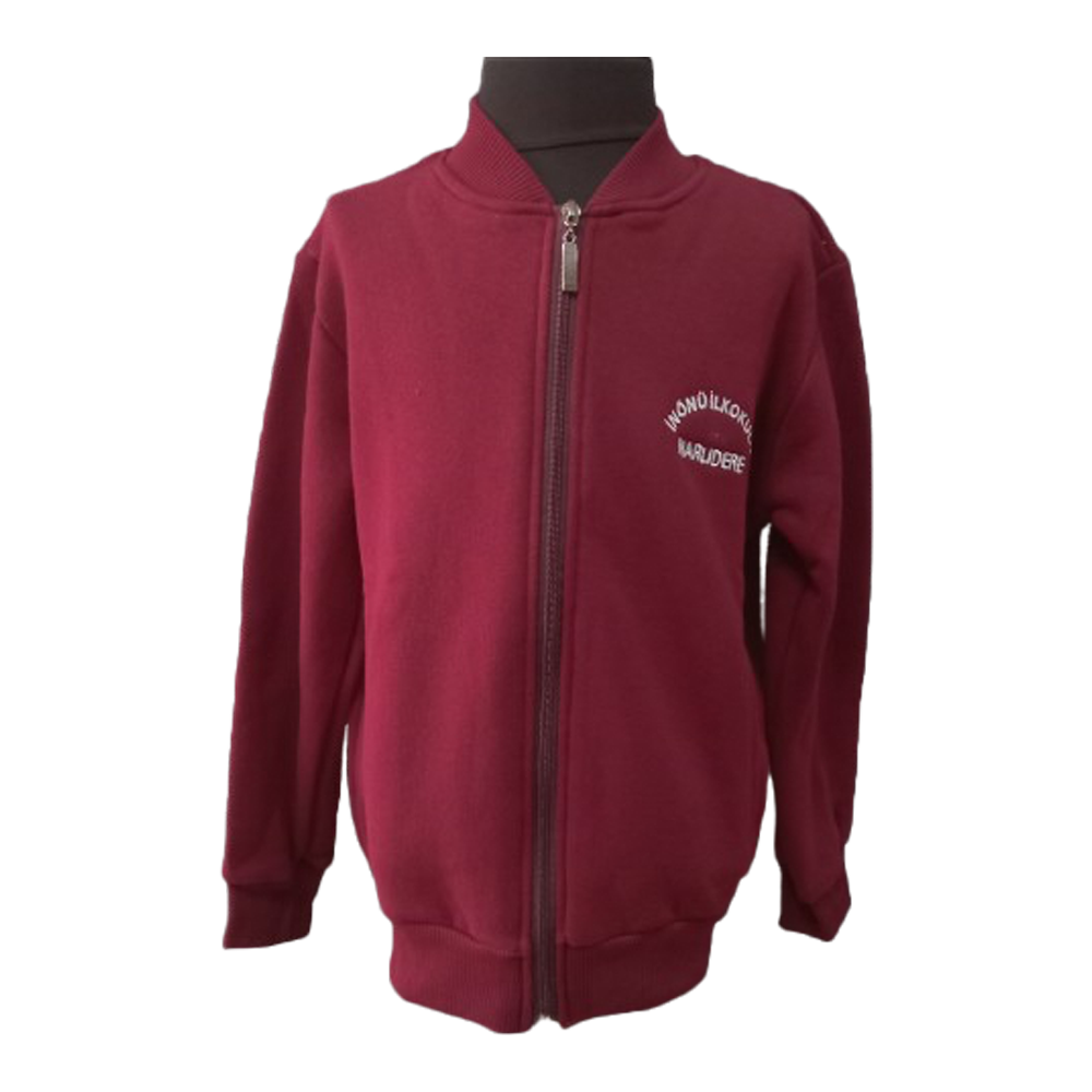 Narlıdere İnönü İlkokulu Kız Öğrenci Fermuarlı Kapşonlu Sweatshirt