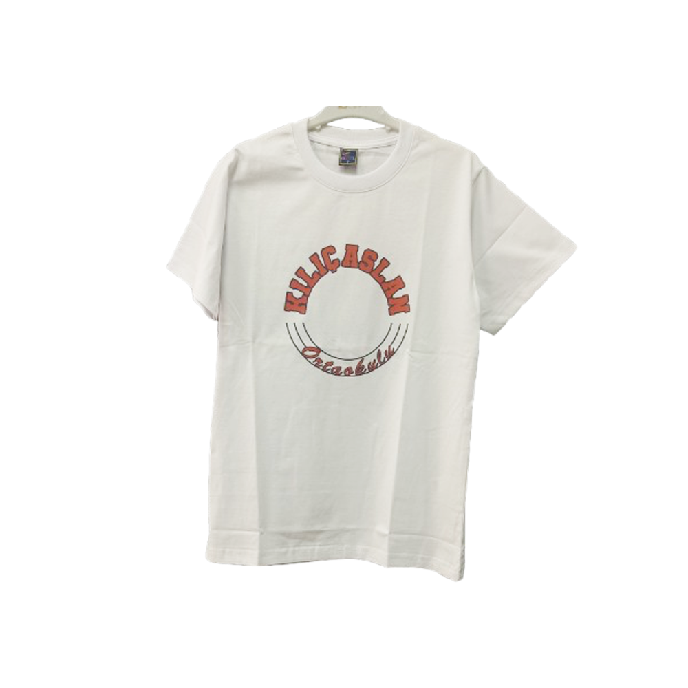 Kılıçarslan Ortaokulu Kız Öğrenci Bisiklet Yaka Kısa Kollu Tshirt