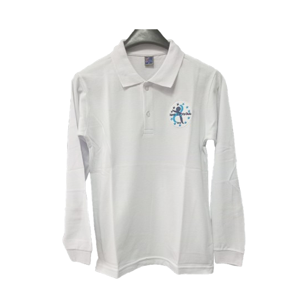 Namık Elal Ortaokulu Kız Öğrenci Polo Yaka Uzun Kollu Tshirt