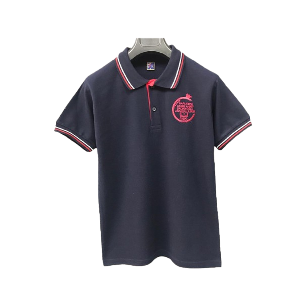 Narlıdere Cahide Ahmet Dalyanoğlu Anadolu Lisesi Erkek Öğrenci Polo Yaka Kısa Kollu Tshirt