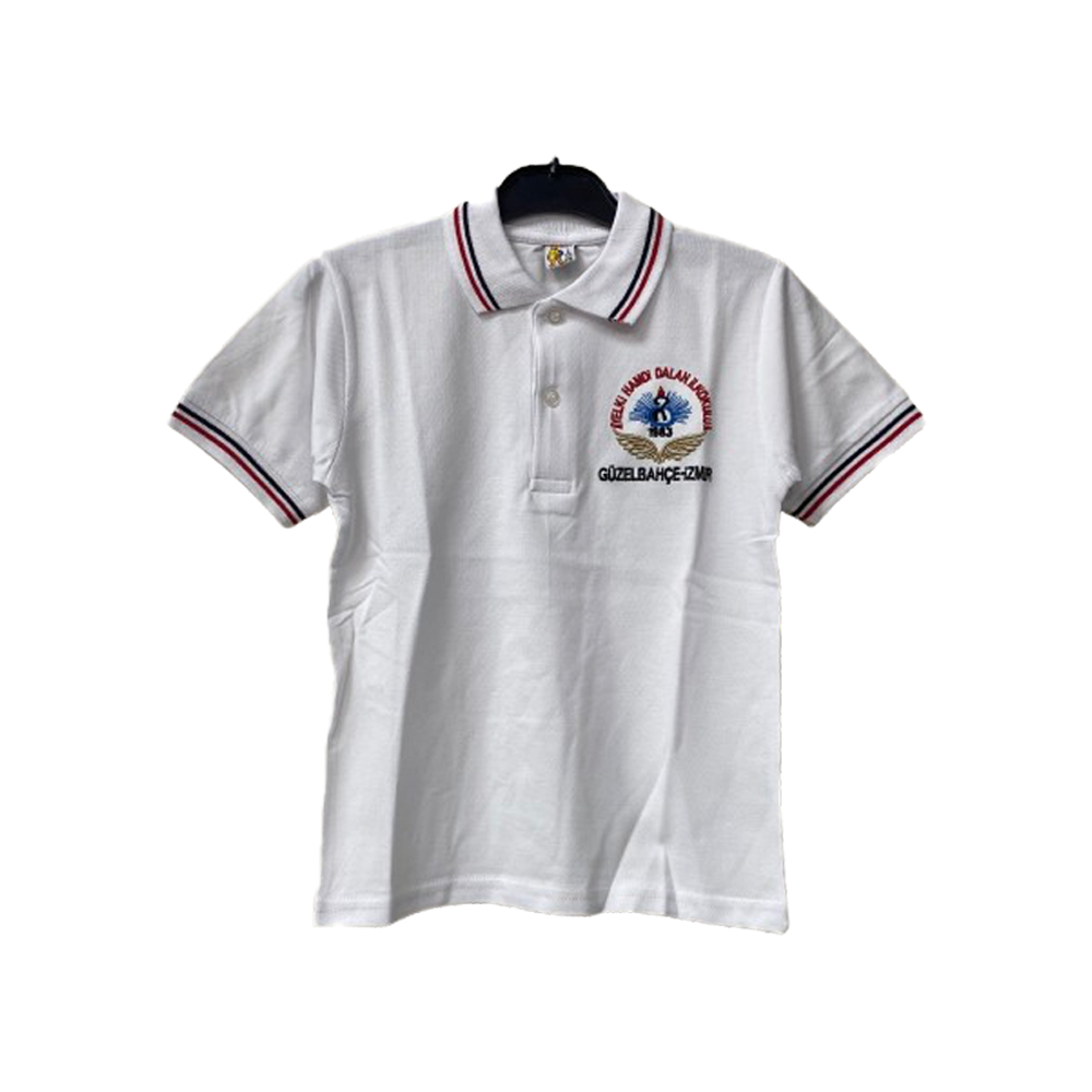 Güzelbahçe Yelki Hamdi Dalan İlkokulu Kız Öğrenci Polo Yaka Kısa Kollu Tshirt